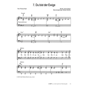 Produktbild des Artikels Du bist der Ewige (Noten - Download)