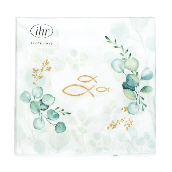 Produktbild des Artikels Servietten "Eukalyptus/Fische" ()