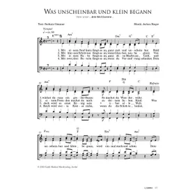 Produktbild des Artikels Was unscheinbar und klein begann (Noten - Download)