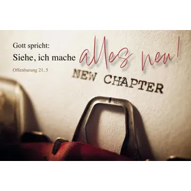 Produktbild des Artikels Jahreslosung 2026 - Postkarten "New Chapter" 10er Set (Schreibwaren)