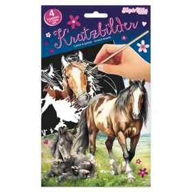 Produktbild des Artikels Kratzbilder Pferd mit Fohlen ()