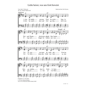 Produktbild des Artikels Liebe heisst, was uns Gott beweist (Noten - Download)