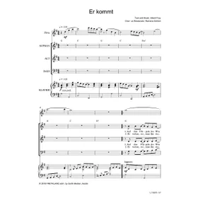 Produktbild des Artikels Er kommt (Noten - Download)