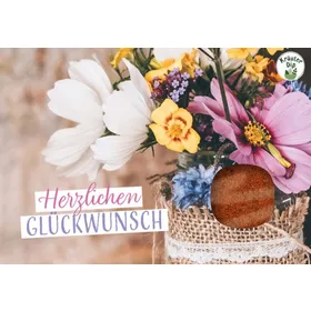 Produktbild des Artikels Kräuter-Dip-Karte - Herzlichen Glückwunsch (Lebensmittel)