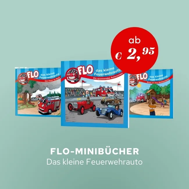 Flo-Minibücher - Das kleine Feuerwehrauto