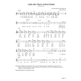 Produktbild des Artikels Lobe den Herrn, meine Seele (Noten - Download)