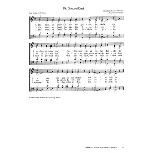 Produktbild des Artikels Dir, Gott, sei Dank (Noten - Download)