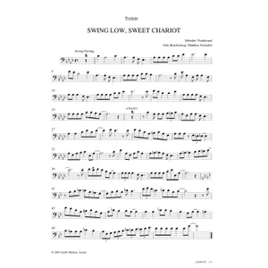 Produktbild des Artikels Swing Low, Sweet Chariot (Posaune) (Noten - Download)