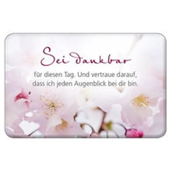 Produktbild des Artikels Magnet: Sei dankbar - mit Backing-Card ()