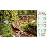 Stimmungsbild zu Heute und morgen bin ich geborgen 2026 - Postkartenkalender