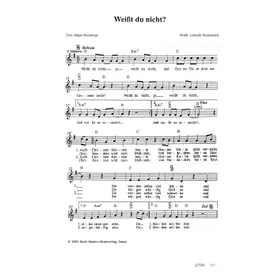 Produktbild des Artikels Weisst du nicht (Noten - Download)