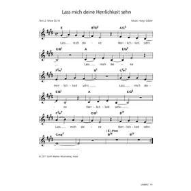 Produktbild des Artikels Lass mich deine Herrlichkeit sehn (Noten - Download)