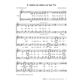 Produktbild des Artikels Siehe, ich stehe vor der Tür und klopfe (Noten - Download)