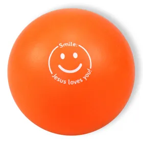 Produktbild des Artikels Softball "Smile - Jesus loves you!" - orange ()