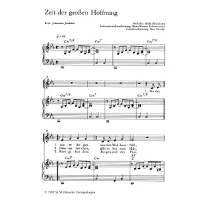 Produktbild des Artikels Zeit der großen Hoffnung - Regenbogenzeit (Noten - Download)