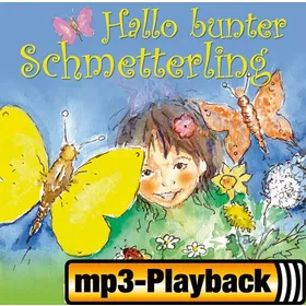 Produktbild des Artikels Hallo bunter Schmetterling (Playback ohne Backings) (MP3-Album - Download)