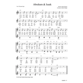 Produktbild des Artikels Abraham und Isaak (Noten - Download)