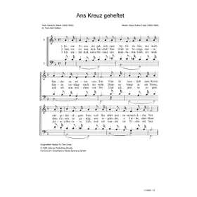 Produktbild des Artikels Ans Kreuz geheftet (Noten - Download)