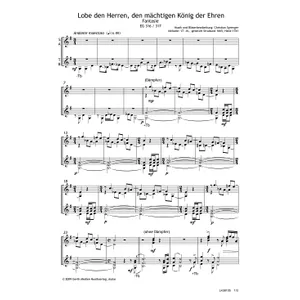 Produktbild des Artikels Lobe den Herren, den mächtigen König - Fantasie (Noten - Download)