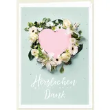 Stimmungsbild zu Doppelkartenset - Danke 5 Stk.