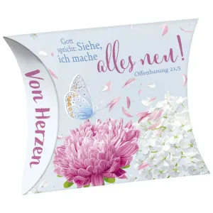 Produktbild des Artikels Jahreslosung 2026 - Schafmilchseife Herz Grafik (Kosmetik)