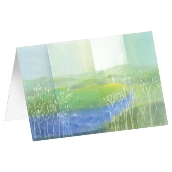 Produktbild des Artikels Kunstkarten "Frisches Wasser" 5 Stk. (Schreibwaren)