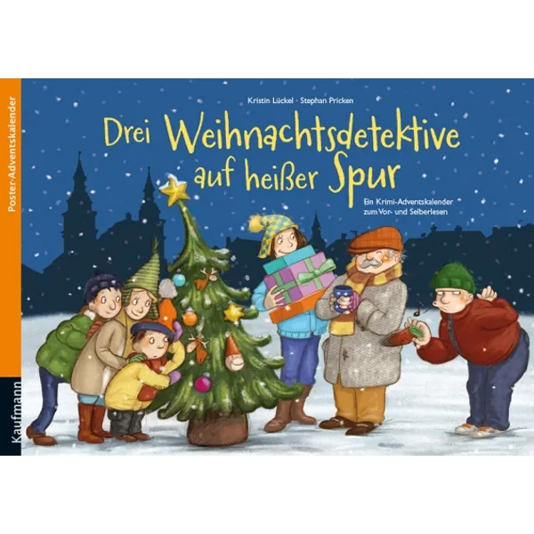 Produktbild des Artikels Drei Weihnachtsdetektive auf heißer Spur - Adventskalender (Buch - Broschiert)
