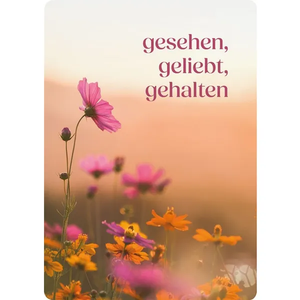 Produktbild des Artikels Postkarte - gesehen, geliebt, gehalten (Schreibwaren)