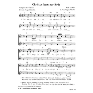 Produktbild des Artikels Christus kam zur Erde (Noten - Download)