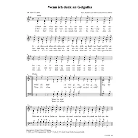 Produktbild des Artikels Wenn ich denk an Golgatha (Noten - Download)