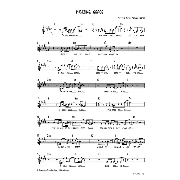 Produktbild des Artikels Amazing Grace (Noten - Download)