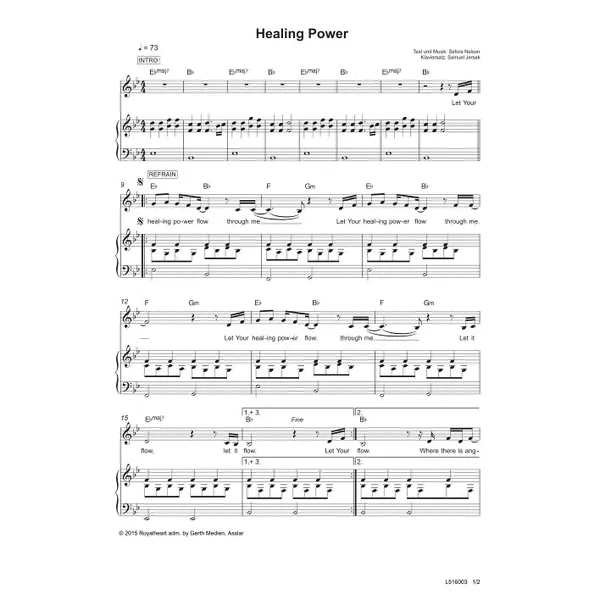 Produktbild des Artikels Healing Power (Noten - Download)