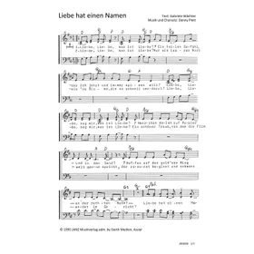 Produktbild des Artikels Liebe hat einen Namen (Noten - Download)