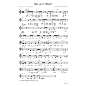 Produktbild des Artikels War es ein Traum (Noten - Download)