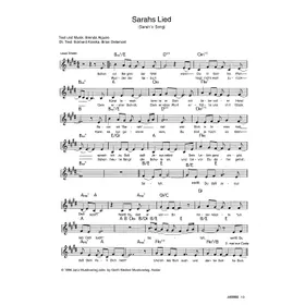 Produktbild des Artikels Sarahs Lied (Noten - Download)