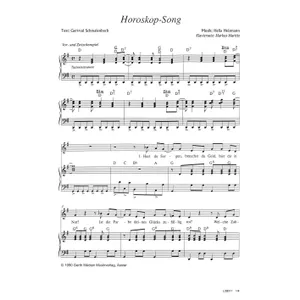 Produktbild des Artikels Horoskop-Song (Noten - Download)