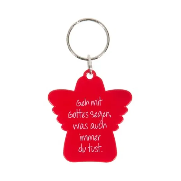 Produktbild des Artikels Schlüsselanhänger "Geh mit Gottes Segen ..." - rot ()