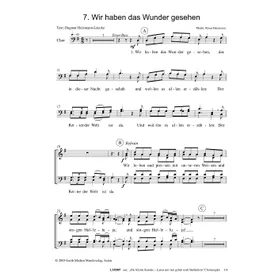 Produktbild des Artikels Wir haben das Wunder gesehen (Noten - Download)