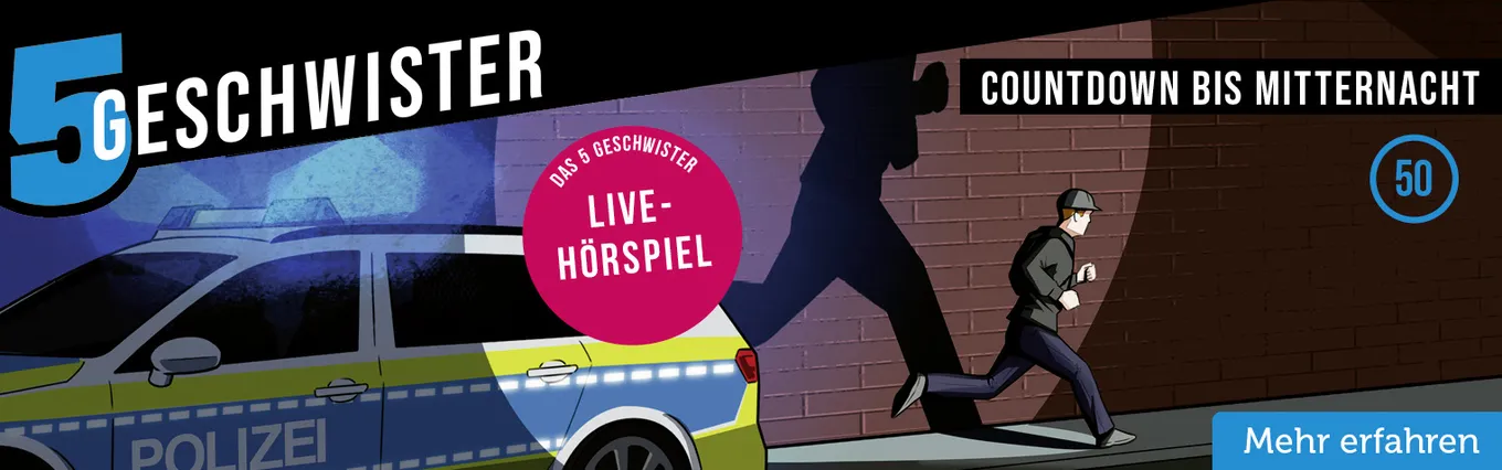 Banner zu 5 Geschwister LIVE Hörspiel