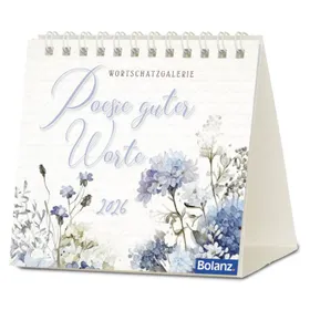 Produktbild des Artikels Poesie guter Worte 2026 - Minikalender (Kalender - Spiralbindung)