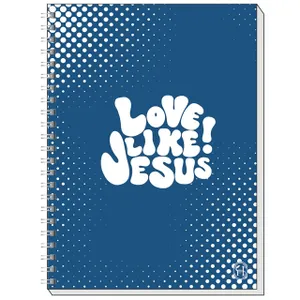Produktbild des Artikels Memo Block A5: Love like Jesus! (Schreibwaren - Spiralbindung)