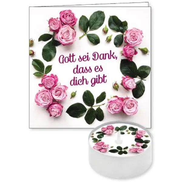 Produktbild des Artikels Lichtgruß "Gott sei Dank, dass es dich gibt" ()