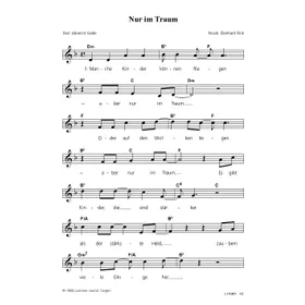 Produktbild des Artikels Nur im Traum (Noten - Download)