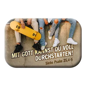 Produktbild des Artikels Magnet - Mit Gott kannst du voll durchstarten (Schreibwaren)
