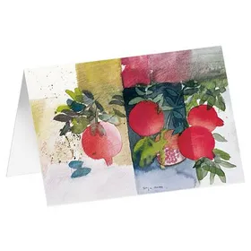 Produktbild des Artikels Kunstkarten "Granatäpfel" 5 Stk. (Schreibwaren)