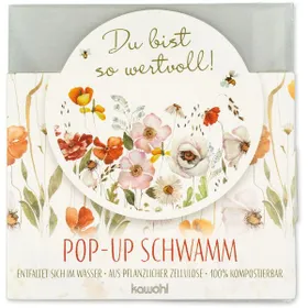 Produktbild des Artikels Pop-up Schwamm: Du bist so wertvoll! ()