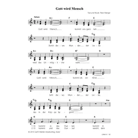 Produktbild des Artikels Gott wird Mensch (Noten - Download)