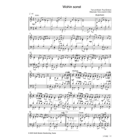 Produktbild des Artikels Wohin sonst (Noten - Download)