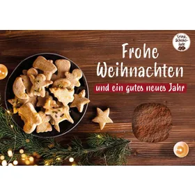Produktbild des Artikels Schokokarte - Frohe Weihnachten und ein gutes neues Jahr (Lebensmittel)