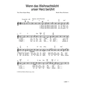 Produktbild des Artikels Wenn das Weihnachtslicht unser Herz berührt (Noten - Download)